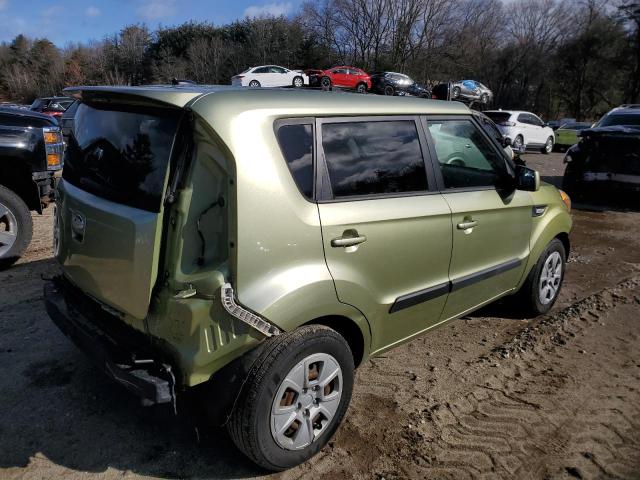 KNDJT2A50D7518270 - 2013 KIA SOUL GREEN photo 3