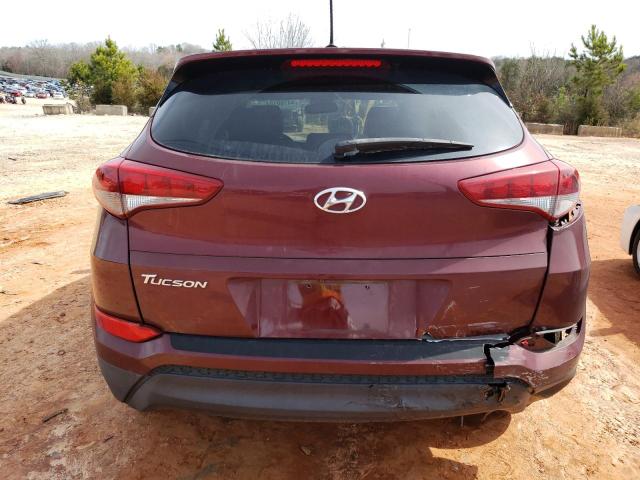 KM8J23A43GU201570 - 2016 HYUNDAI TUCSON SE MAROON photo 6