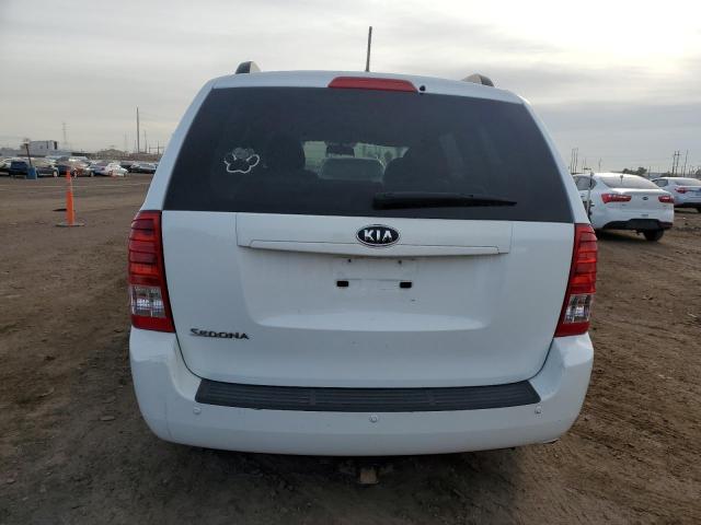 KNDMG4C73C6493414 - 2012 KIA SEDONA LX WHITE photo 6