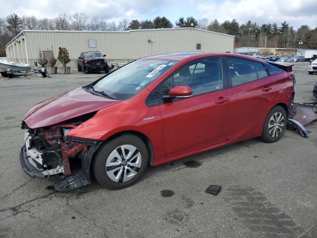 JTDKARFU5J3067486 - 2018 TOYOTA PRIUS RED photo 1