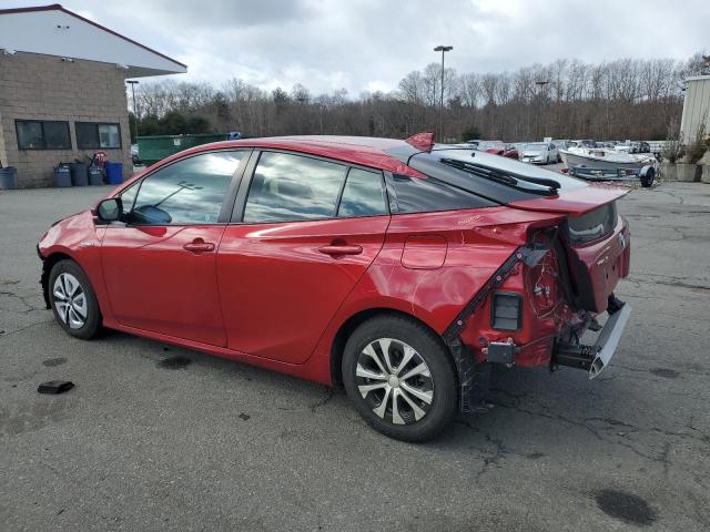 JTDKARFU5J3067486 - 2018 TOYOTA PRIUS RED photo 2