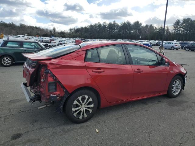 JTDKARFU5J3067486 - 2018 TOYOTA PRIUS RED photo 3