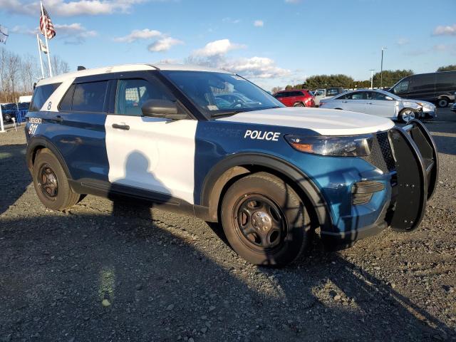 1FM5K8AB6MGC24123 - 2021 FORD EXPLORER POLICE INTERCEPTOR Երկգույն լուսանկար 4