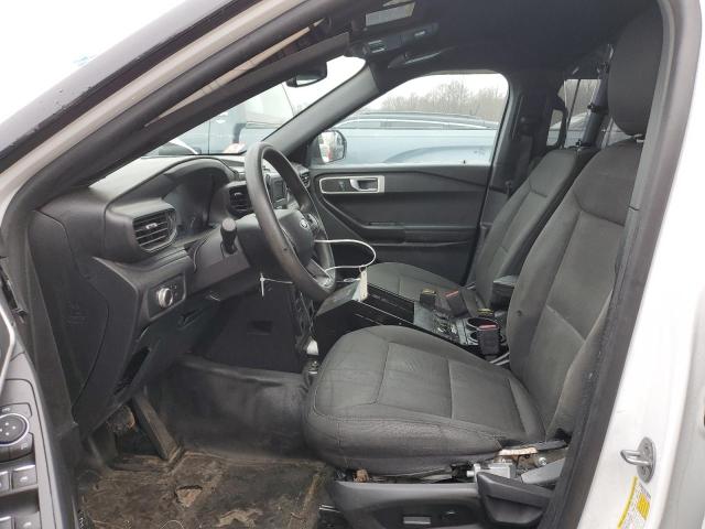1FM5K8AB6MGC24123 - 2021 FORD EXPLORER POLICE INTERCEPTOR Երկգույն լուսանկար 7