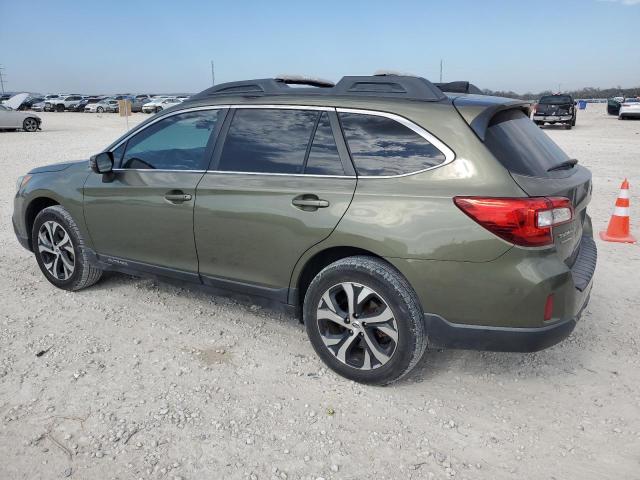 4S4BSBJC9G3298723 - 2016 SUBARU OUTBACK 2.5I LIMITED GREEN photo 2