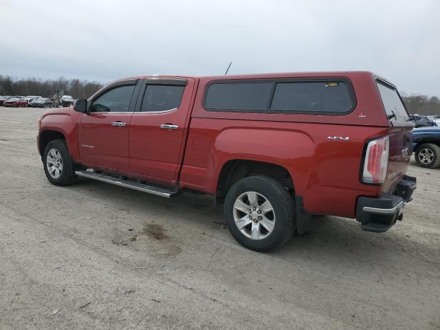1GTG6BE30F1161463 - 2015 GMC CANYON SLE RED photo 2