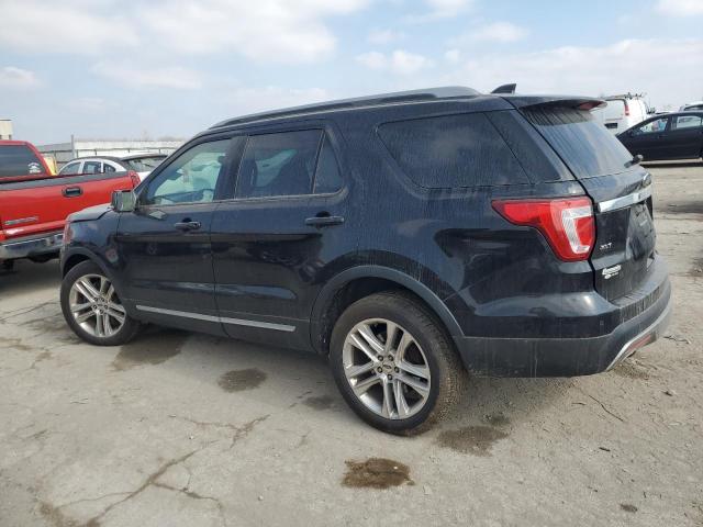 1FM5K8D82HGB29936 - 2017 FORD EXPLORER XLT BLACK photo 2