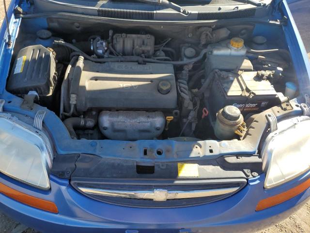 KL1TD66636B676401 - 2006 CHEVROLET AVEO BASE Mavi foto 11