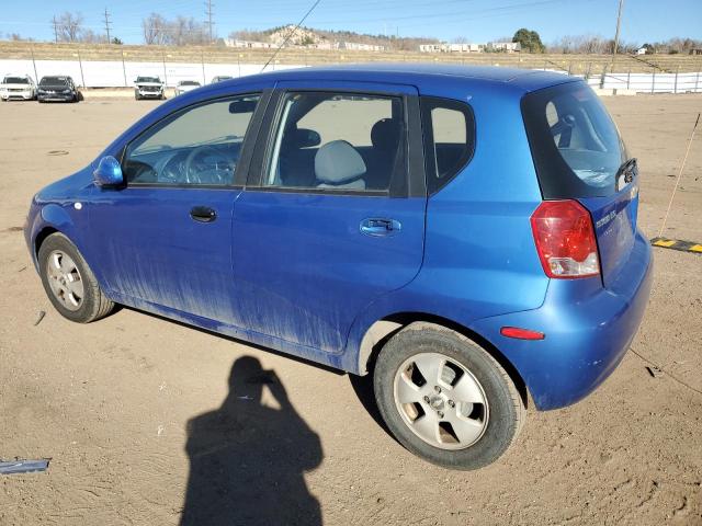 KL1TD66636B676401 - 2006 CHEVROLET AVEO BASE Mavi foto 2