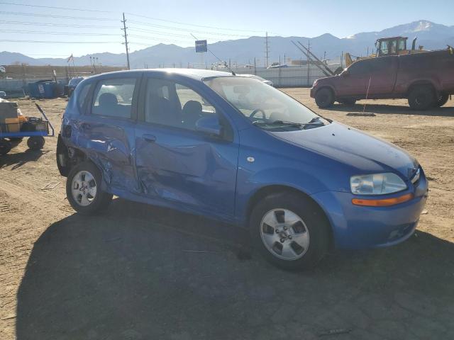KL1TD66636B676401 - 2006 CHEVROLET AVEO BASE Mavi foto 4