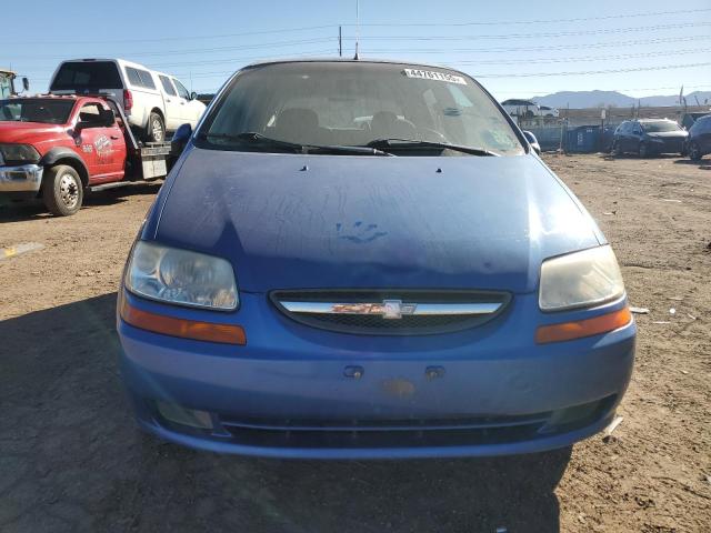 KL1TD66636B676401 - 2006 CHEVROLET AVEO BASE Mavi foto 5