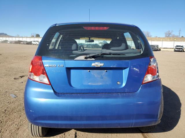 KL1TD66636B676401 - 2006 CHEVROLET AVEO BASE Mavi foto 6