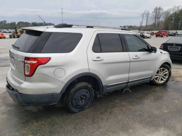 1FM5K7D83DGC31055 - 2013 FORD EXPLORER XLT SILVER photo 3