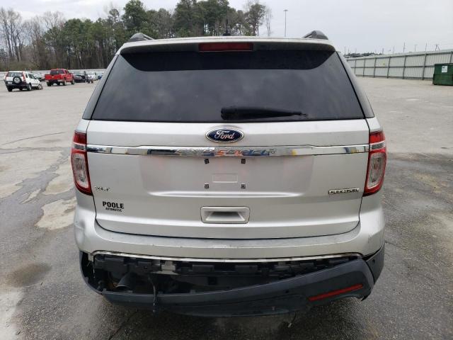 1FM5K7D83DGC31055 - 2013 FORD EXPLORER XLT SILVER photo 6