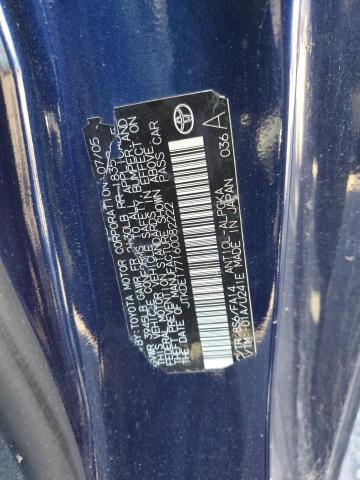 JTKDE177160082222 - 2006 TOYOTA SCION TC 蓝色 照片 12