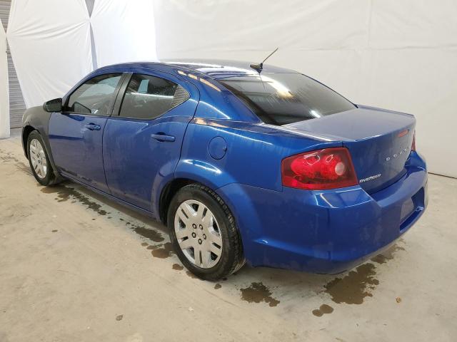 1C3CDZAB7EN106837 - 2014 DODGE AVENGER SE BLUE photo 2