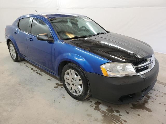 1C3CDZAB7EN106837 - 2014 DODGE AVENGER SE BLUE photo 4