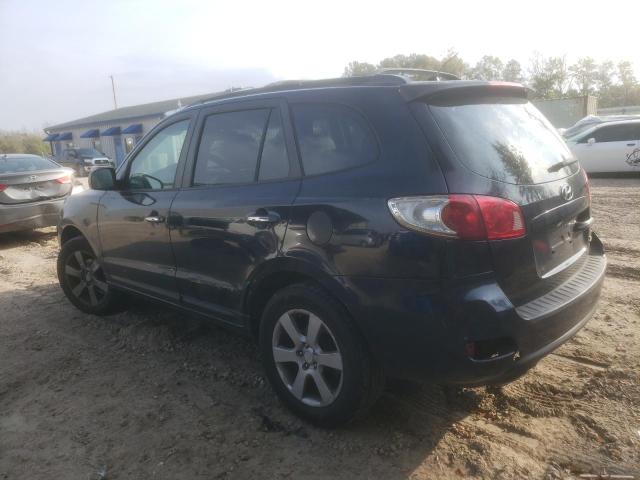 5NMSH73E77H037123 - 2007 HYUNDAI SANTA FE SE BLUE photo 2