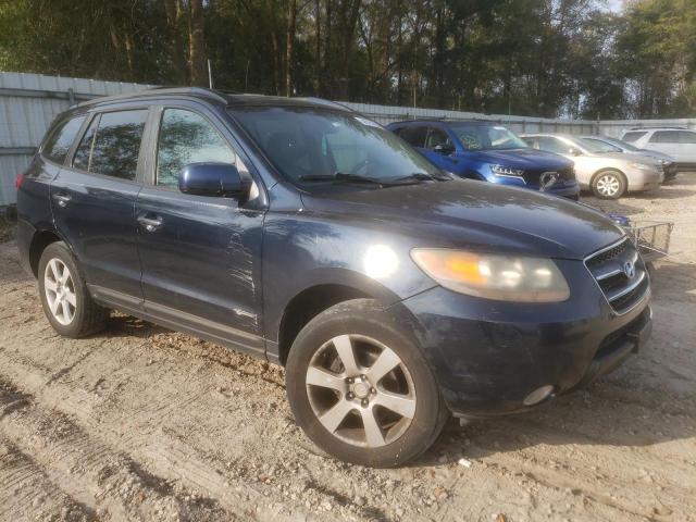 5NMSH73E77H037123 - 2007 HYUNDAI SANTA FE SE BLUE photo 4