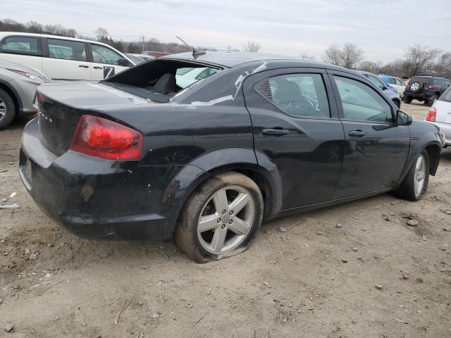 1C3CDZAB3DN563482 - 2013 DODGE AVENGER SE BLACK photo 3