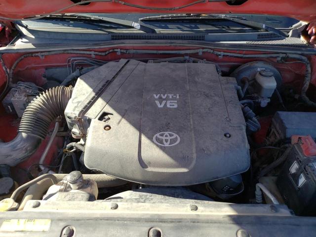 5TETU62N18Z571618 - 2008 TOYOTA TACOMA PRERUNNER ACCESS CAB RED photo 11