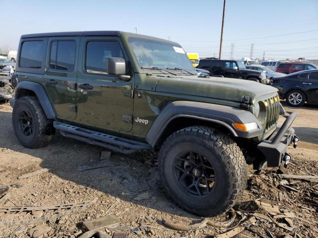 1C4HJXDG4MW518017 - 2021 JEEP WRANGLER U SPORT GREEN photo 4