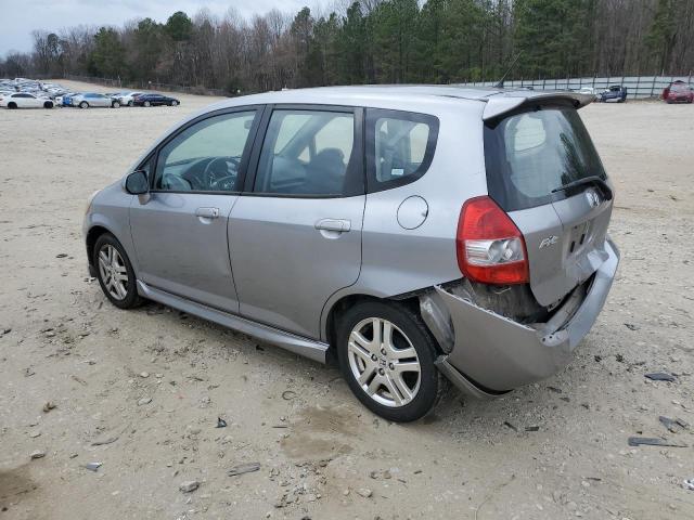 JHMGD38667S041680 - 2007 HONDA FIT S 银色 照片 2