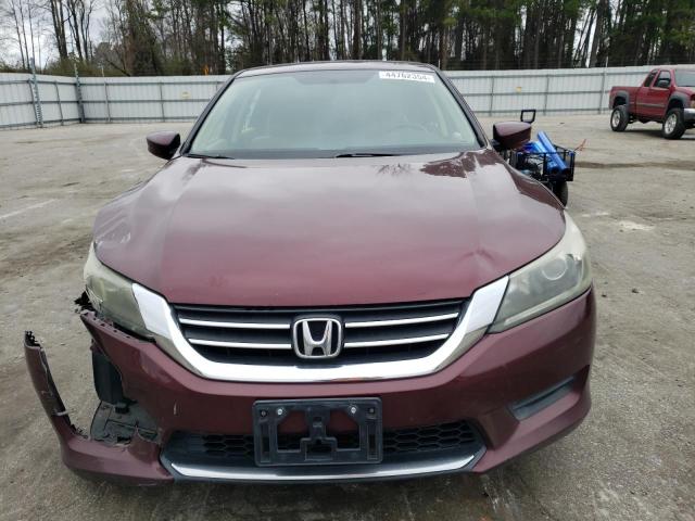 1HGCR2F37FA167802 - 2015 HONDA ACCORD LX BURGUNDY photo 5