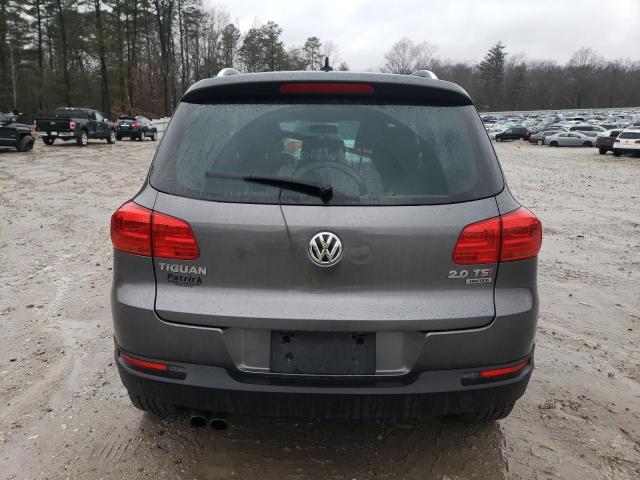 WVGBV3AX5EW595497 - 2014 VOLKSWAGEN TIGUAN S GRAY photo 6