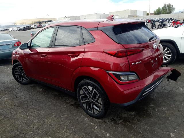 KM8K33AG7PU189645 - 2023 HYUNDAI KONA SEL BURGUNDY photo 2