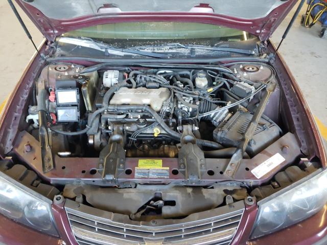 2G1WF52E639375666 - 2003 CHEVROLET IMPALA MAROON photo 11