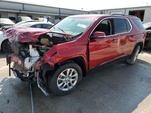 1GNERGKW1KJ151410 - 2019 CHEVROLET TRAVERSE LT RED photo 1