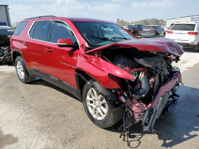 1GNERGKW1KJ151410 - 2019 CHEVROLET TRAVERSE LT RED photo 4