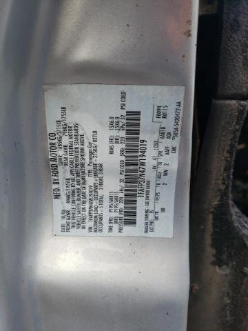 1FAFP37N47W194019 - 2007 FORD FOCUS ZX5 SILVER photo 12