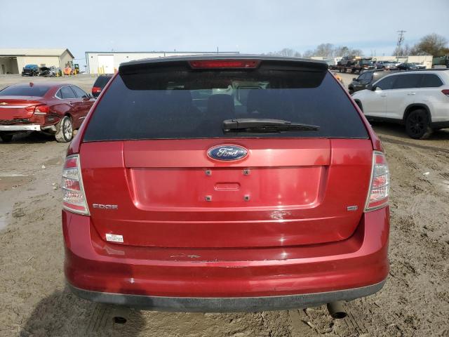 2FMDK46C07BB31857 - 2007 FORD EDGE SE RED photo 6