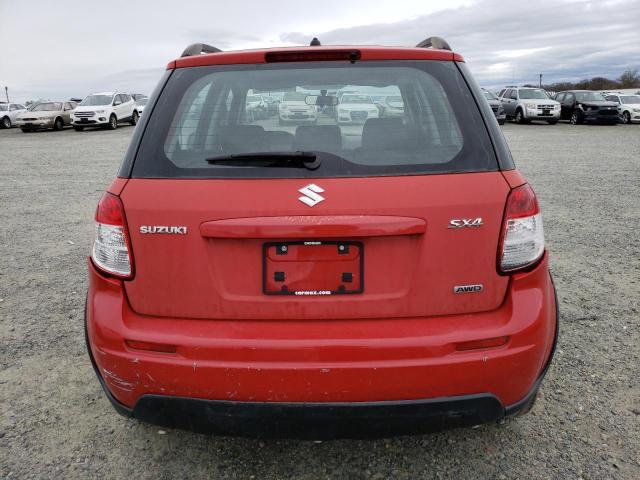JS2YB413975101120 - 2007 SUZUKI SX4 RED photo 6