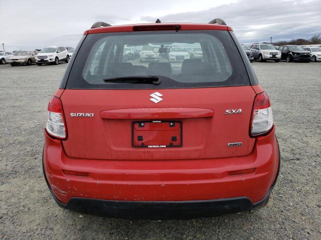 JS2YB413975101120 - 2007 SUZUKI SX4 RED photo 6