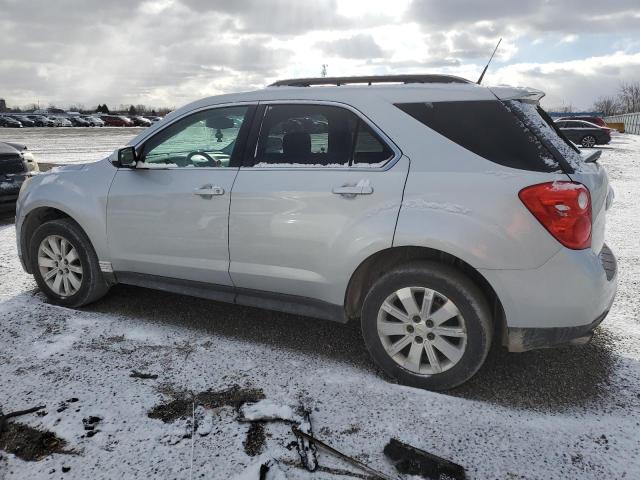 2CNFLPE59B6285043 - 2011 CHEVROLET EQUINOX LT SILVER photo 2