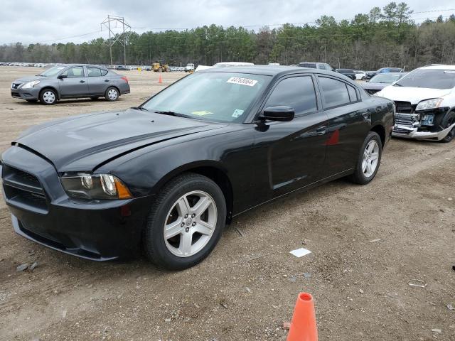2C3CDXAGXDH689976 - 2013 DODGE CHARGER POLICE BLACK photo 1