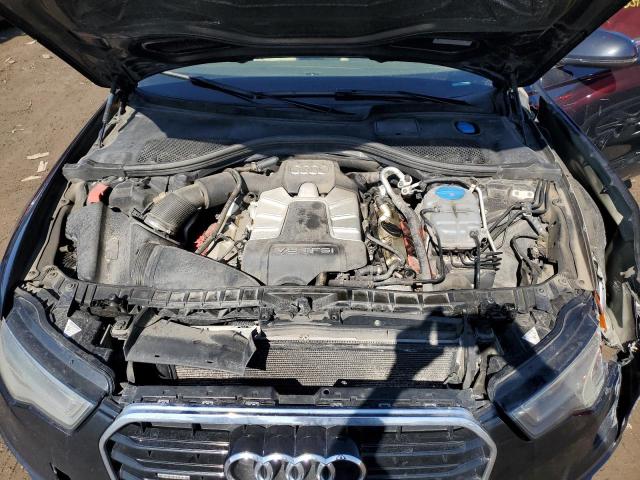 WAUHGAFC6DN047772 - 2013 AUDI A6 PRESTIGE შავი ფოტო 11