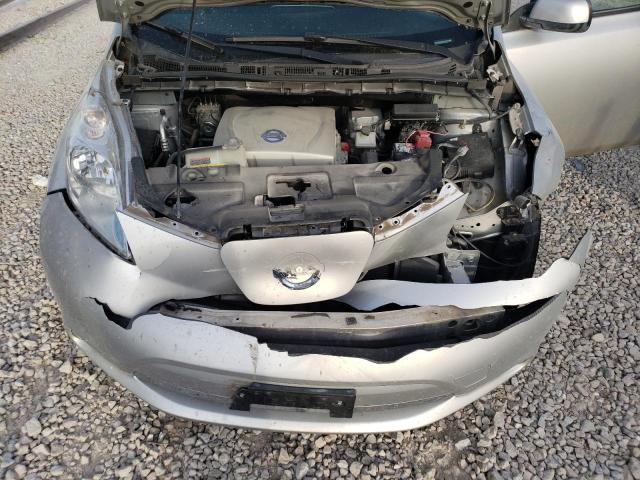 1N4AZ0CP5FC308989 - 2015 NISSAN LEAF S SILVER photo 11