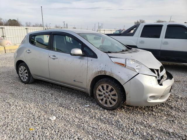 1N4AZ0CP5FC308989 - 2015 NISSAN LEAF S SILVER photo 4