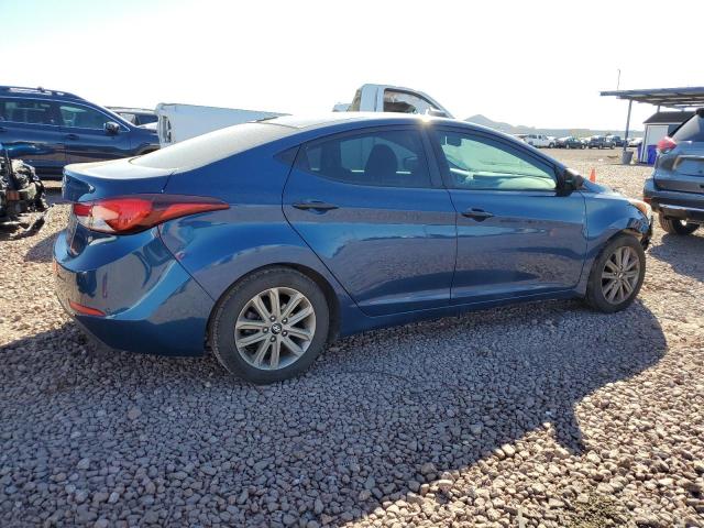 KMHDH4AE3GU569872 - 2016 HYUNDAI ELANTRA SE BLUE photo 3