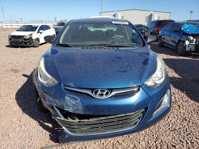 KMHDH4AE3GU569872 - 2016 HYUNDAI ELANTRA SE BLUE photo 5