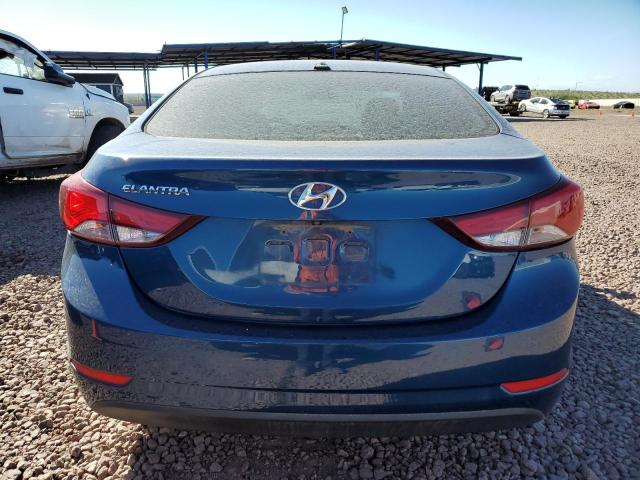 KMHDH4AE3GU569872 - 2016 HYUNDAI ELANTRA SE BLUE photo 6