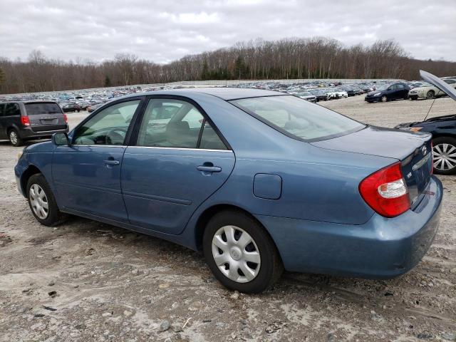 4T1BE32K33U686618 - 2003 TOYOTA CAMRY LE BLUE photo 2