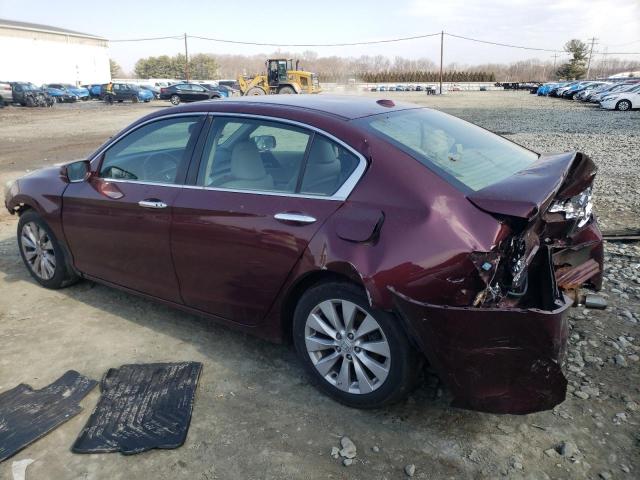 1HGCR2F82EA198790 - 2014 HONDA ACCORD EXL BURGUNDY photo 2