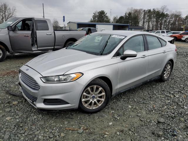 1FA6P0G75F5127000 - 2015 FORD FUSION S SILVER photo 1