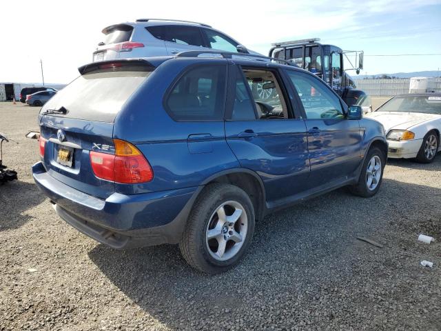 5UXFA53572LP50068 - 2002 BMW X5 3.0I BLUE photo 3