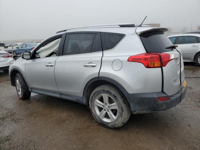 JTMWFREV7EJ018420 - 2014 TOYOTA RAV4 XLE SILVER photo 2